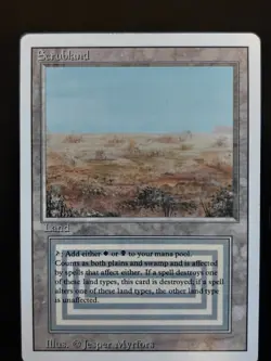 Scrubland Revised Edition MTG Regular Magic the Gathering - Image 2