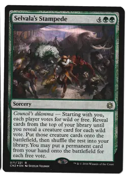 Selvala's Stampede - [Foil] Conspiracy: Take the Crown LP - Image 1