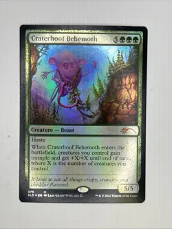 Craterhoof Behemoth (375) Secret Lair Drop Foil LP - Image 1
