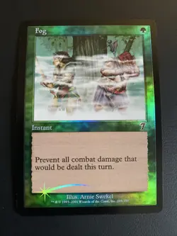 Fog - 7th - Foil - Mtg - Single - LP/MP - Image 1