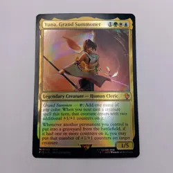 Yuna, Grand Summoner FOIL MTG Rare Magic: The Gathering Commander: Final Fantasy - Image 1