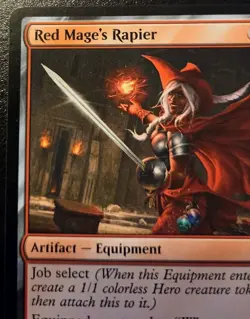 Red Mage's Rapier 0152 Common Final Fantasy Magic: The Gathering - Image 2