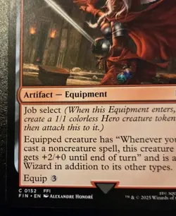 Red Mage's Rapier 0152 Common Final Fantasy Magic: The Gathering - Image 4