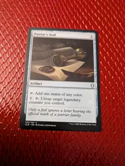 Patriar's Seal MTG Commander Legends: Battle for Baldur's Gate NM - Image 1