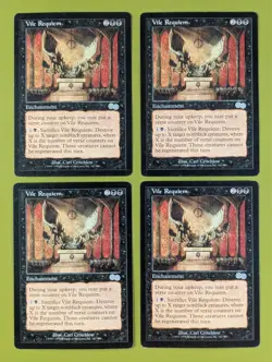 Vile Requiem x4 Urza's Saga 4x Playset Magic the Gathering MTG - Image 1
