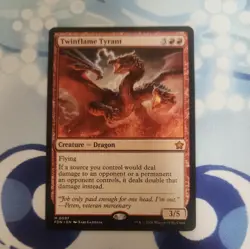 MTG: Twinflame Tyrant (Foundations)(Mythic Rare) - Image 1