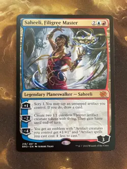 Saheeli, Filigree Master - The Brothers' War - Near Mint MTG - Image 1