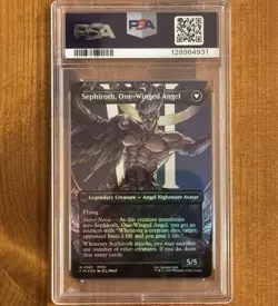 PSA 10 | Sephiroth Fabled SOLDIER, M 0382, Foil, MTG Final Fantasy FFVII FIN - Image 2