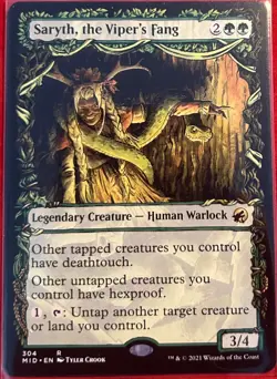 MTG | Saryth, the Viper's Fang #304 Innistrad: Midnight Hunt - NM Showcase - Image 1