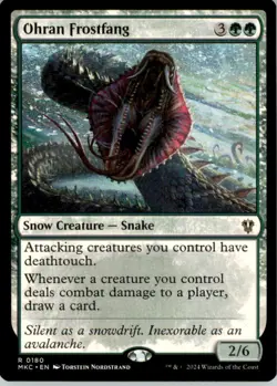 Ohran Frostfang R Commander: Murders at Karlov Manor 180 Near Mint - Image 1