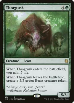 Thragtusk 436 Rare Jumpstart JMP MTG - Image 1