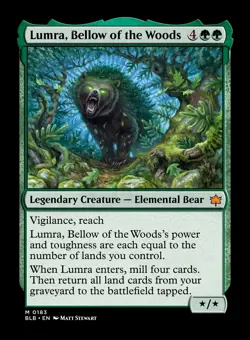 Lumra, Bellow of the Woods (Bloomburrow, MTG, Near Mint Condition) - Image 1