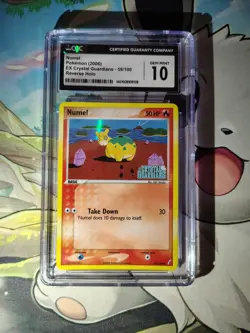 Numel EX Crystal Guardians 59/100 Reverse Holo CGC 10 Pokemon 2006 Gem Mint - Image 1