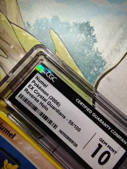 Numel EX Crystal Guardians 59/100 Reverse Holo CGC 10 Pokemon 2006 Gem Mint - Image 4