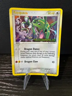 2005 Pokemon TCG | Rayquaza EX Emerald Holo Stamped | EX Emerald | 9/106 - Image 1