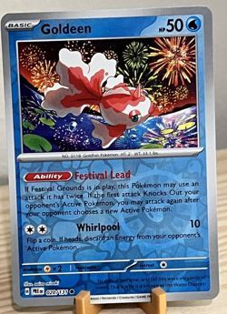 Pokemon Goldeen 20/131 Reverse Holo Prismatic Evolutions TCG 2025 NM+ - Image 1