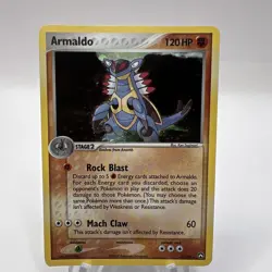 Pokemon Armaldo 3/108 LP/NM 2007 EX Power Keepers Holo - Image 1