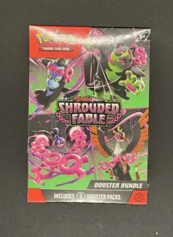 Pokemon TCG Scarlet and Violet Shrouded Fable Booster Bundle 6 Packs, Sealed - Image 1