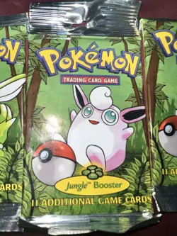 Wizards of the Coast First Edition Pokemon Jungle Booster Pack 742818060639 - Image 3
