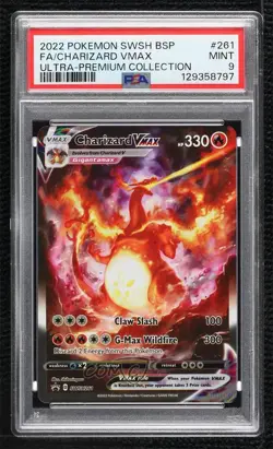 FA - Charizard VMAX (SWSH Ultra Premium Collection) Pokemon Sword & Shield PSA 9 - Image 1
