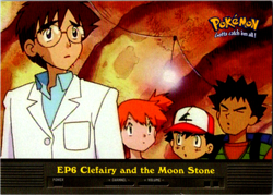 Clefairy And The Moon Stone #EP6 Pokemon 2000 Topps TV NM - Image 1
