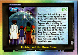 Clefairy And The Moon Stone #EP6 Pokemon 2000 Topps TV NM - Image 2