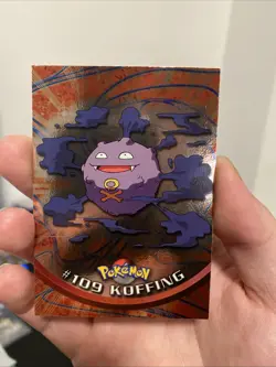 Koffing #109 Topps Trading Cards Series 2 Holo Foil Pokemon Card - LP - Image 1