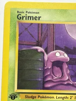 Grimer 48/62 Common 1st Edition Fossil Pokemon Card LP - Image 3