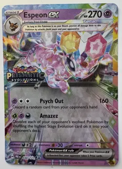 Espeon Ex 034/131 Stamped Prismatic Evolutions Surprise Box Promo Pokemon TCG - Image 1