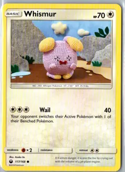 WHISMUR 117/168 COMMON CELESTIAL STORM POKEMON LP - Image 1