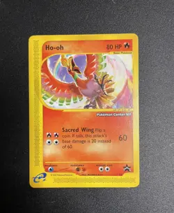 Ho-Oh | 52 | Black Star Promo | Pokemon Center NY | Stamped Card | NM - Image 1