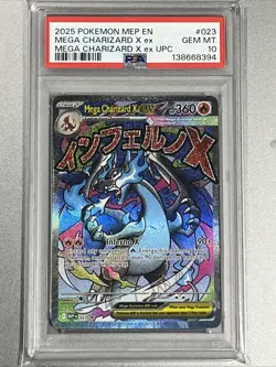 PSA 10 2025 POKEMON MEP MEGA CHARIZARD X EX ULTRA-PREMIUM COLLECTION PROMO - Image 3