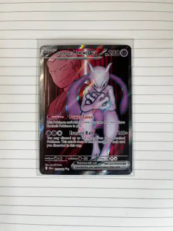 Pokemon TCG Team Rockets Mewtwo EX 213/182 Full Art Destined Rivals Near Mint - Image 2