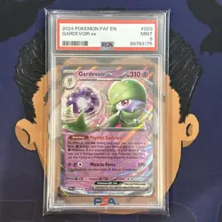 PSA 9 MINT 2024 Pokemon Paldean Fates GARDEVOIR EX #029 Holo - Image 2