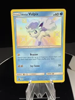Alolan Vulpix SV8/SV94 - Hidden Fates - Shiny Vault - Pokemon - NM - Image 1
