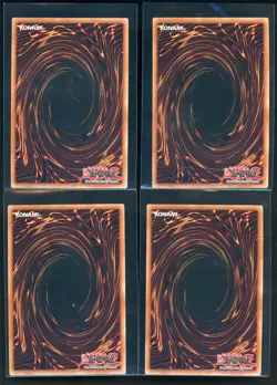 Lot of (4) Yu-Gi-Oh! Phantom Revenge Misprint Cards Missink Red Lines - Image 2