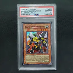 2009 YUGIOH: KOA'KI MEIRU POWERHAND RGBT-EN022 [Super] [Raging Battle] PSA 10 💎 - Image 1
