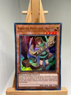 Familiar-Possessed - Aussa - Ultra Rare 1st Edition SDCH-EN037 - NM - YuGiOh - Image 1