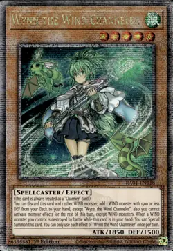 Wynn The Wind Channeler - Quarter Century Secret 1st Ed RA01-EN018 - NM - YuGiOh - Image 1