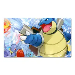Blastoise Board Game Pokemon Table Playmat Card Play Mat TCG CCG Pad Mousepad - Image 1