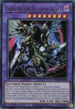 Yugioh MP24-EN219 - Chimera The Illusion Beast - Ultra Rare - Image 1