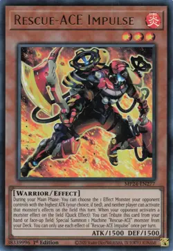 MP24-EN277 Rescue-ACE Impulse Ultra Rare 1st Edition YuGiOh - Image 1
