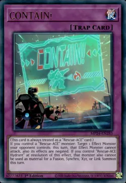 CONTAIN! - Ultra Rare 1st Edition MP24-EN283 - NM - YuGiOh - Image 1