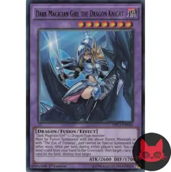 Yugioh Dark Magician Girl the Dragon Knight DRL3-EM044 Ultra Rare 1st Edition NM - Image 1