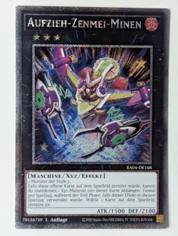 Aufzieh-Zenmei-Minen RA04-DE168 Platinum Secret Rare DE NM YUGIOH - Image 1