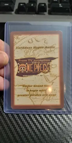 BANDAI One Piece Hyper Battle S64 LUFFY CREW HOLO FOIL SCARCE EARLY CARD - Image 2