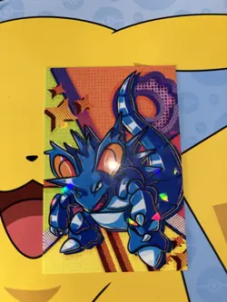 Nidoking - Cracked Ice Holo - Team Rocket Card Database - Pokemon Card - Image 1