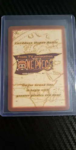 BANDAI One Piece Hyper Battle S127 LUFFY CREW HOLO FOIL SCARCE EARLY CARD - Image 2