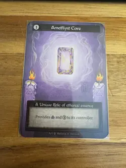 Sorcery Contested Realm Beta Amethyst Core Non-Foil Unique Card - Image 1