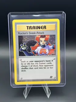 Rocket's Sneak Attack 72/82 - Pokemon Card Team Rocket Rare Non-Holo Vintage - Image 1